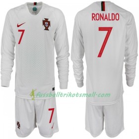 Fußballtrikots Portugal RONALDO 7 Kinder WM 2018 Langarm Auswärts-trikot kaufen